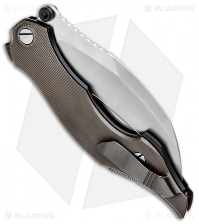 Custom Knife Factory Krokar Tail-Lock Karambit Knife Ti (4.75" Satin)