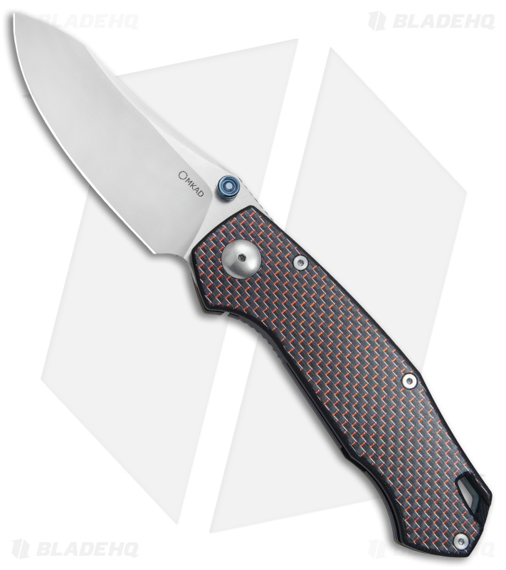 Custom Knife Factory Malyshev Farko CF Knife Red G-10 (3.5" Satin)