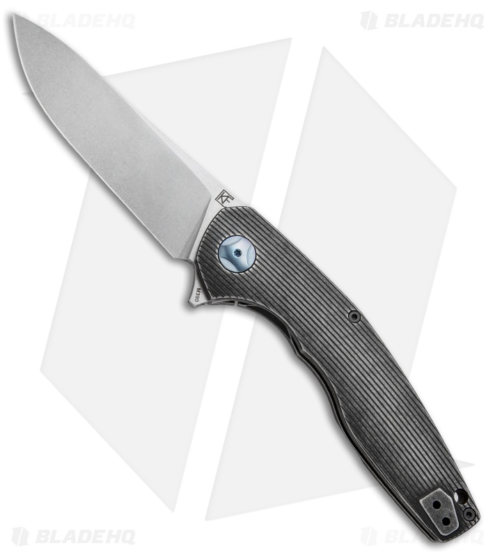 Custom Knife Factory S.S.E. Frame Lock Knife Black Titanium (3.75