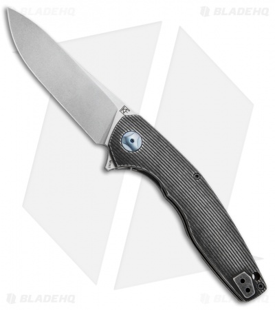 Custom Knife Factory S.S.E. Frame Lock Knife Black Titanium (3.75