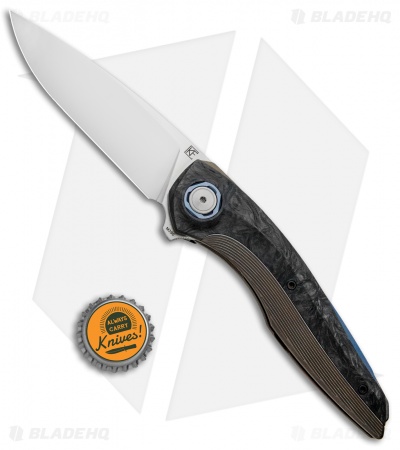Custom Knife Factory Sukhoi 3.0 Knife Carbon Fiber/Ti (4.1" Satin) CKF