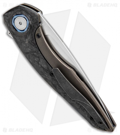 Custom Knife Factory Sukhoi 3.0 Knife Carbon Fiber/Ti (4.1" Satin) CKF