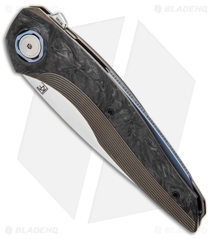 Custom Knife Factory Sukhoi 3.0 Knife Carbon Fiber/Ti (4.1" Satin) CKF