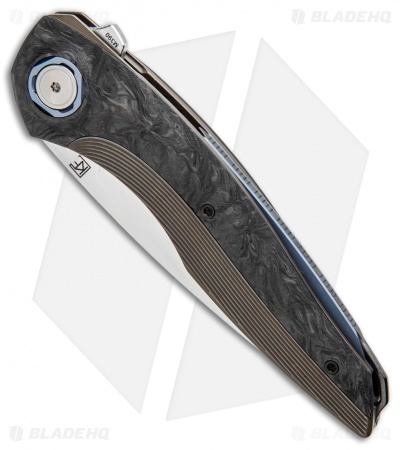Custom Knife Factory Sukhoi 3.0 Knife Carbon Fiber/Ti (4.1" Satin) CKF