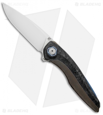 Custom Knife Factory Sukhoi 3.0 Knife Carbon Fiber/Ti (4.1" Satin) CKF