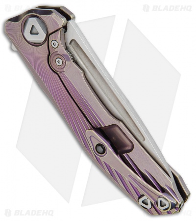 Venom: New Concept Frame Lock Knife Violet Ti (3.8" Satin)