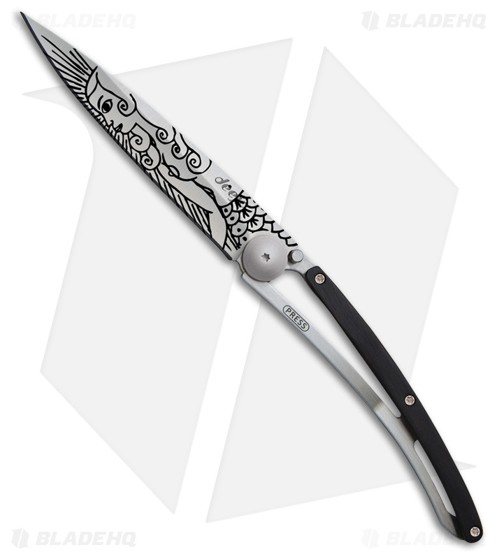 Deejo Mermaid Tattoo 37g Ultra-Light Knife Grenadill (3.75" Matte)