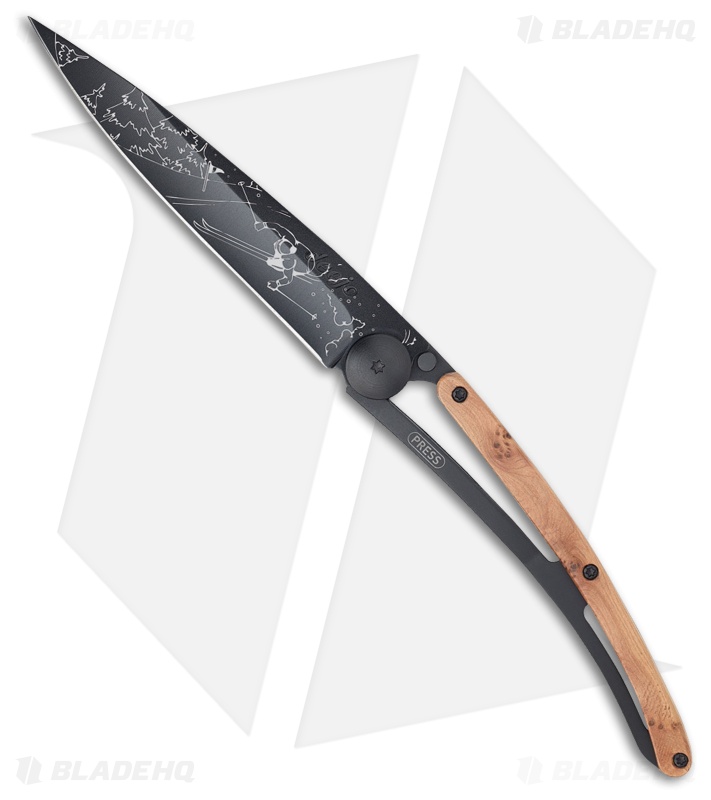 Deejo Ski Tattoo 37g Ultra-Light Knife Juniper (3.75" Black)