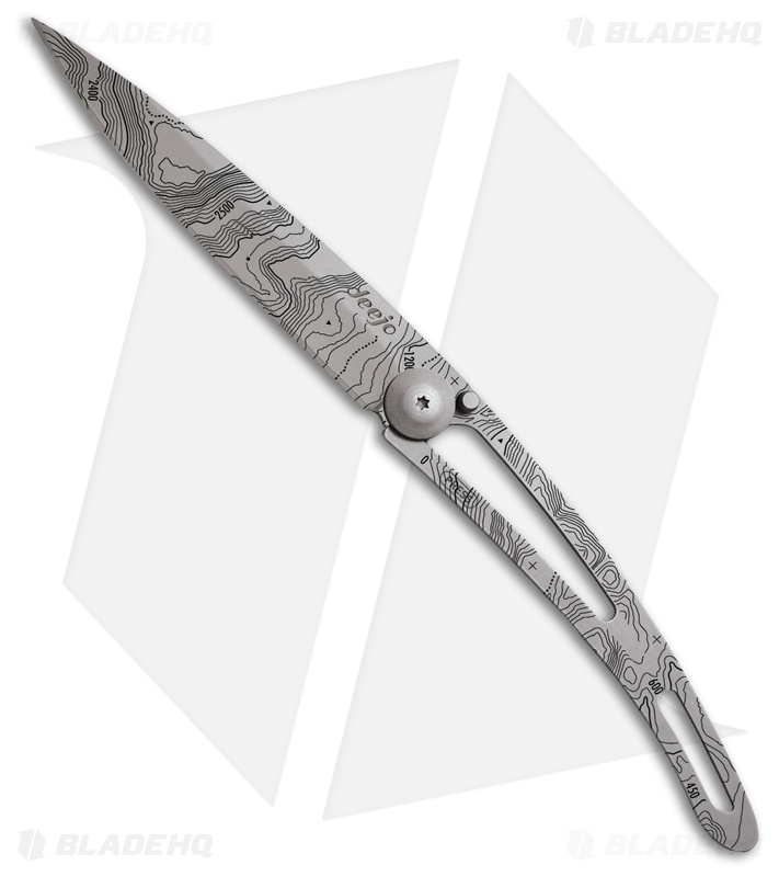 Deejo Topography Tattoo 37g Ultra-Light Knife Stainless (3.75