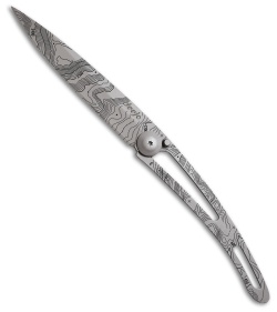 Deejo Topography Tattoo 37g Ultra-Light Knife Stainless (3.75" Matte)