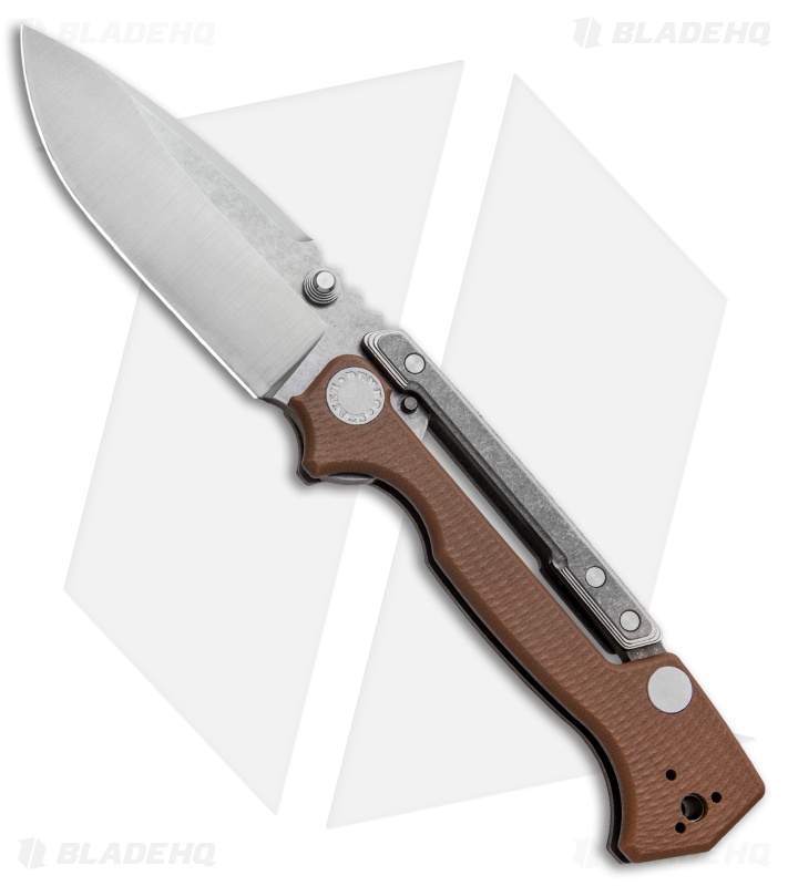 Demko Knives AD-15MG Scorpion Lock Knife Coyote Tan G-10 (3.75" Satin)