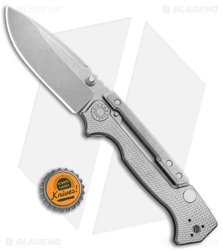 Demko Knives AD-15MG Scorpion Lock Knife Full Textured Ti (3.75