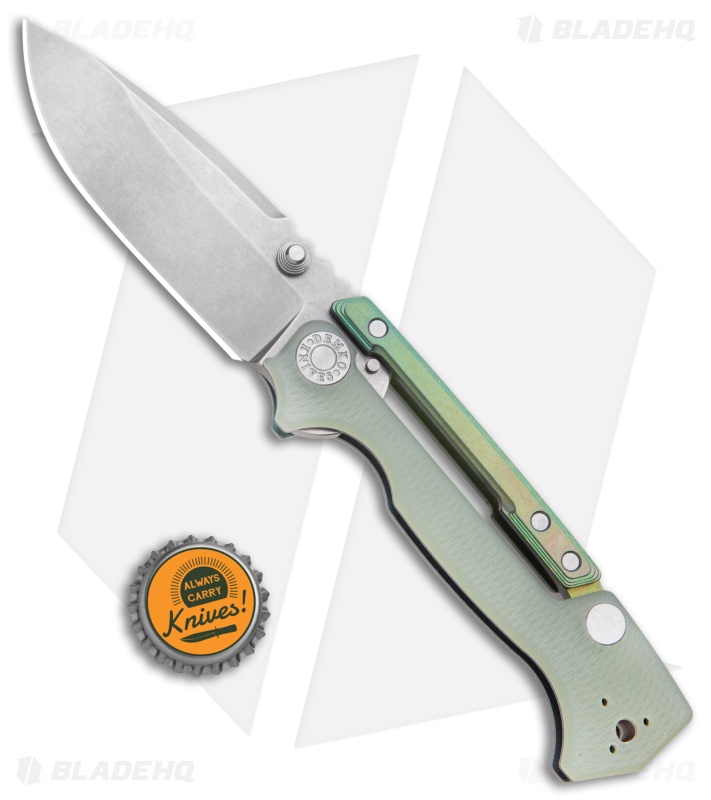 Demko Knives AD-15MG Scorpion Lock Jade G-10 | Blade HQ