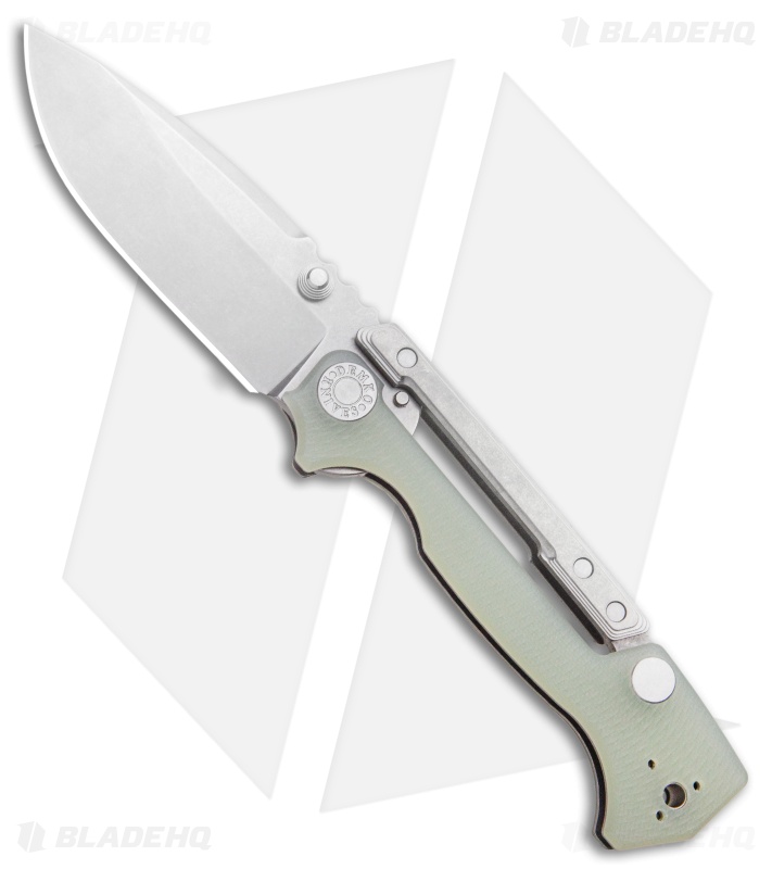 Demko Knives AD-15MG Scorpion Lock Knife Jade G-10 (3.75" SW)