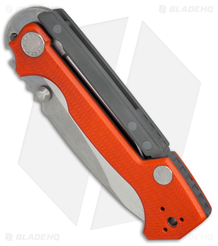 Demko Knives AD15MG Scorpion Lock Knife Orange G10 (3.75" Satin