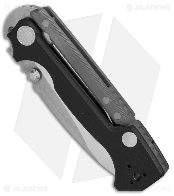 Demko Knives AD-15MG Scorpion Lock Knife Black G-10 (3.75