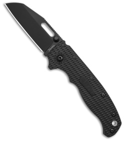 Demko Knives AD20.5 Shark Foot Shark-Lock Knife Black Grivory (3" Black)