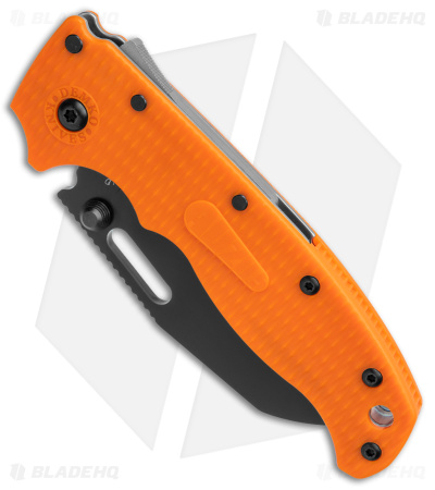 Demko Knives AD20.5 Shark Foot Shark-Lock Knife Orange Grivory (3" Black)