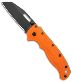 Demko Knives AD20.5 Shark Foot Shark-Lock Knife Orange Grivory (3" Black)