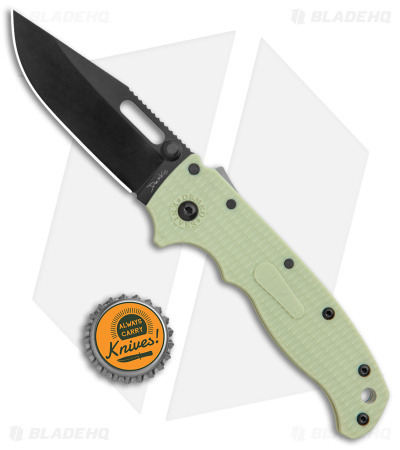 Demko Knives AD20.5 Clip Point Shark-Lock Knife Exclusive Jade Grivory (3" DLC)