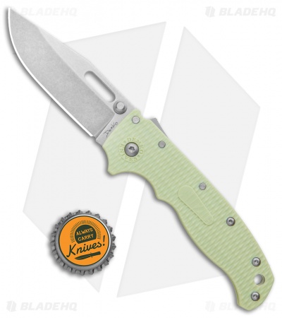 Demko Knives AD20.5 Clip Point Shark-Lock Knife Exclusive Jade Grivory (3.2" Bk)