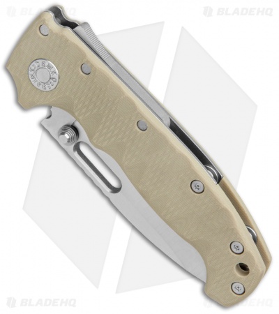 Demko Knives Custom AD20 Shark-Lock Knife Tan G-10 (3.6" Satin)