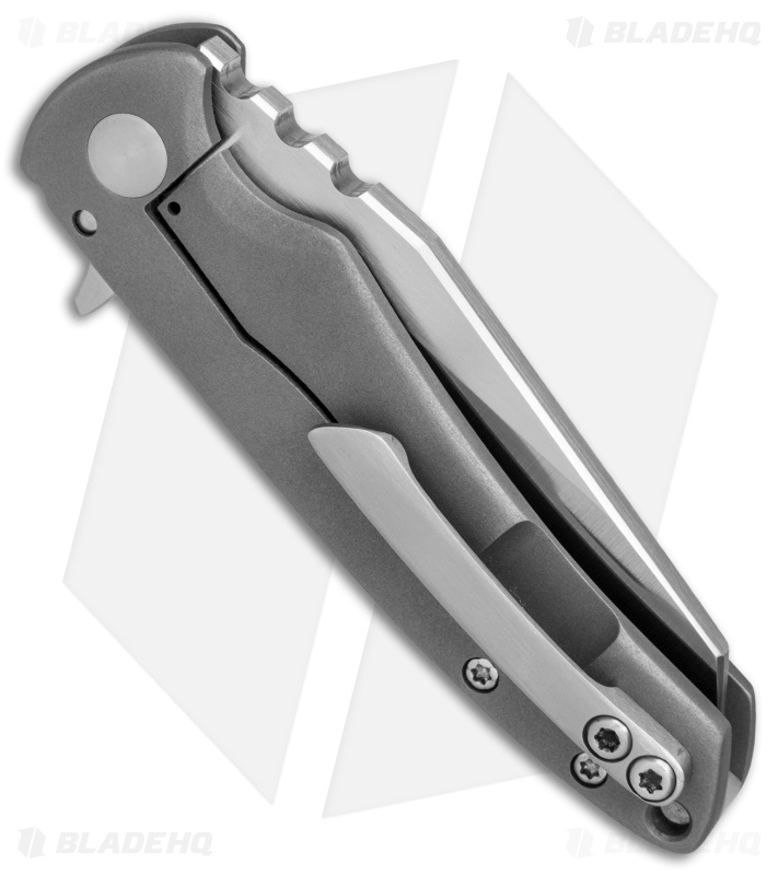 Desert Blade Works Abrams Custom Frame Lock Knife Titanium (3.25" Satin)