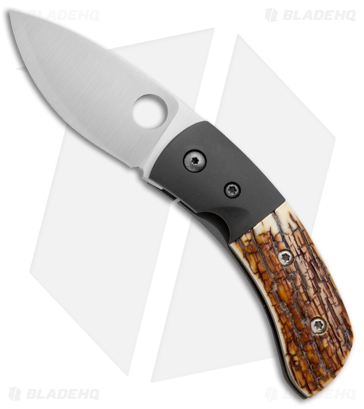 Deviant Blades Chinese Frame Lock Knife Mammoth/Zirconium (2.875" Satin)