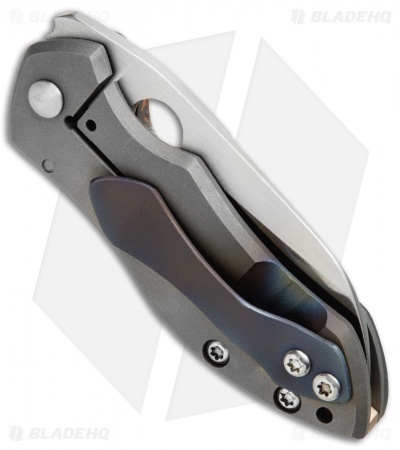 Deviant Blades Mini Myrtle Frame Lock Knife Zirc/Superconductor (2.875" Satin)