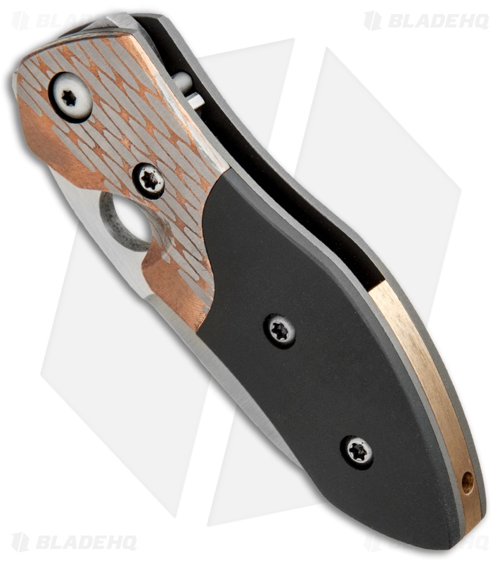 Deviant Blades Mini Myrtle Frame Lock Knife Zirc/Superconductor (2.875" Satin)