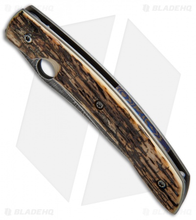 Deviant Blades Noname Frame Lock Knife Mammoth (4.625" Damascus)