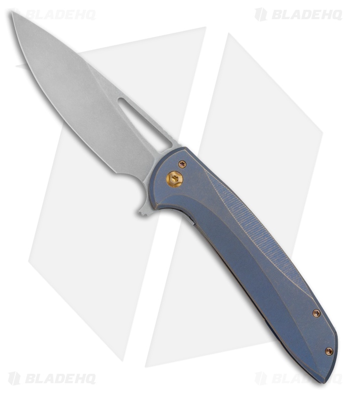 Ferrum Forge Stinger XL Frame Lock Knife Contours California (4" Stonewash)