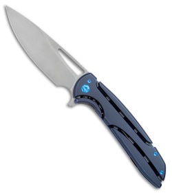 Ferrum Forge Stinger XL Knife Suspended Animation Cerulean Dark Matter (4" SW)