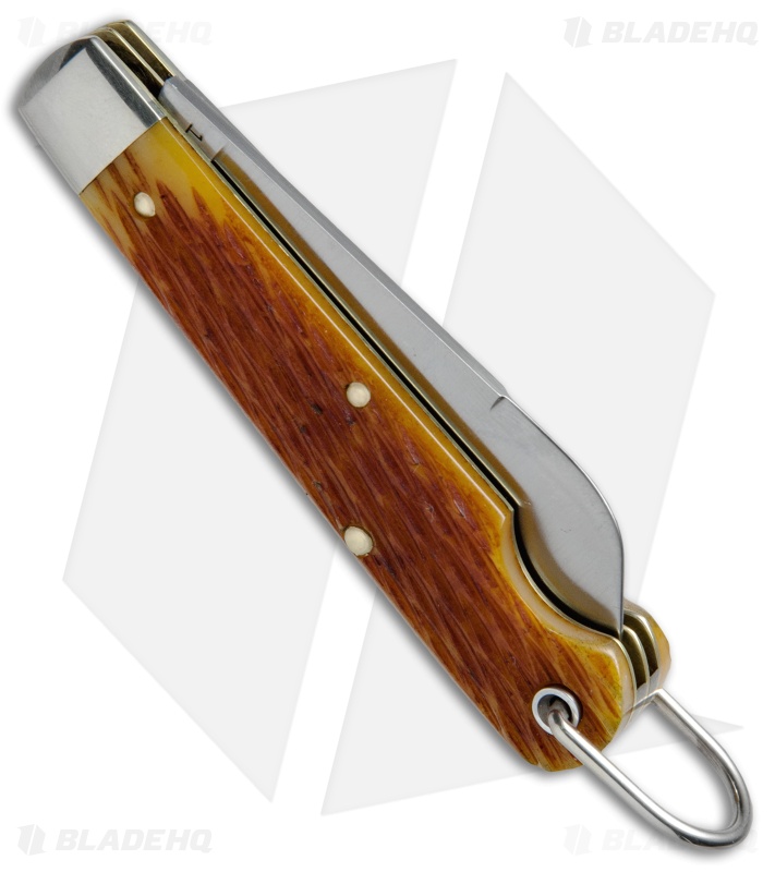 GEC #15 Tidioute Beer Scout Knife Club  3.5" Golden Ale Jigged Bone 153216CL 