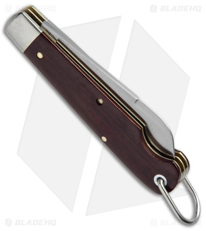GEC #15 Tidioute Beer Scout Knife Club  3.5"  Maroon Linen Micarta 153216CL