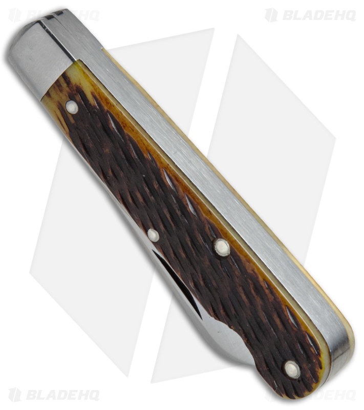 GEC #15 Tidioute Crown Lifter Boy's Knife 3.5" Yellow Jig Bone 153216CL 