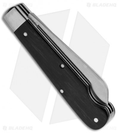 GEC #15 Tidioute Huckleberry Crown Lifter Boy's Knife 3.5" Ebony Wood 153216CL