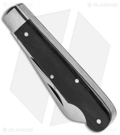 GEC #15 Tidioute Huckleberry Crown Lifter Boy's Knife 3.5" Ebony Wood 153216CL