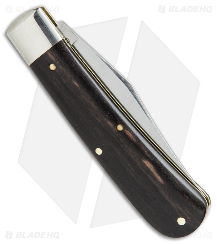 GEC #74 Tidioute  Stallion Pocket Knife 4.0" Gabon Ebony Wood 