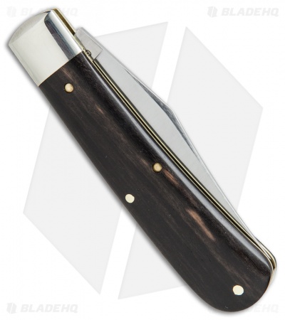 GEC #74 Tidioute  Stallion Pocket Knife 4.0" Gabon Ebony Wood 