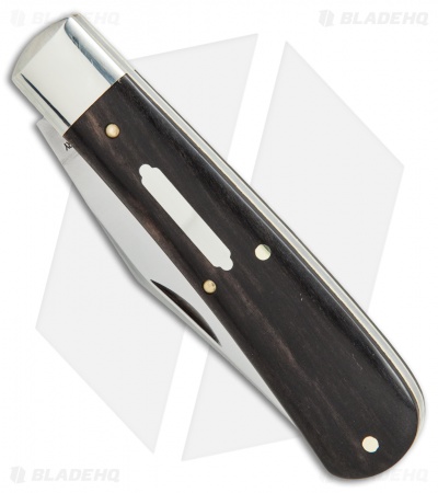 GEC #74 Tidioute  Stallion Pocket Knife 4.0" Gabon Ebony Wood 