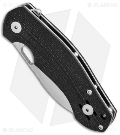 GiantMouse Vox/Anso ACE Biblio Flipper Knife Black G-10 (2.9" Satin M390)