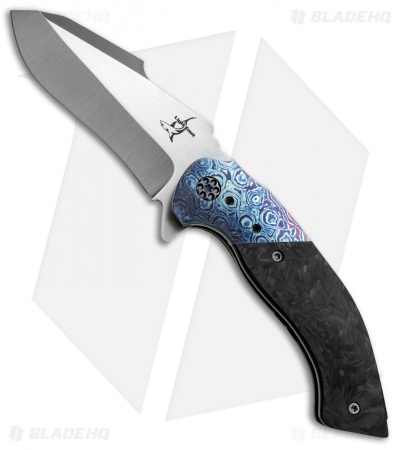 Greg Lightfoot Custom Offspring Knife CF/MokuTi (3.75" Satin)