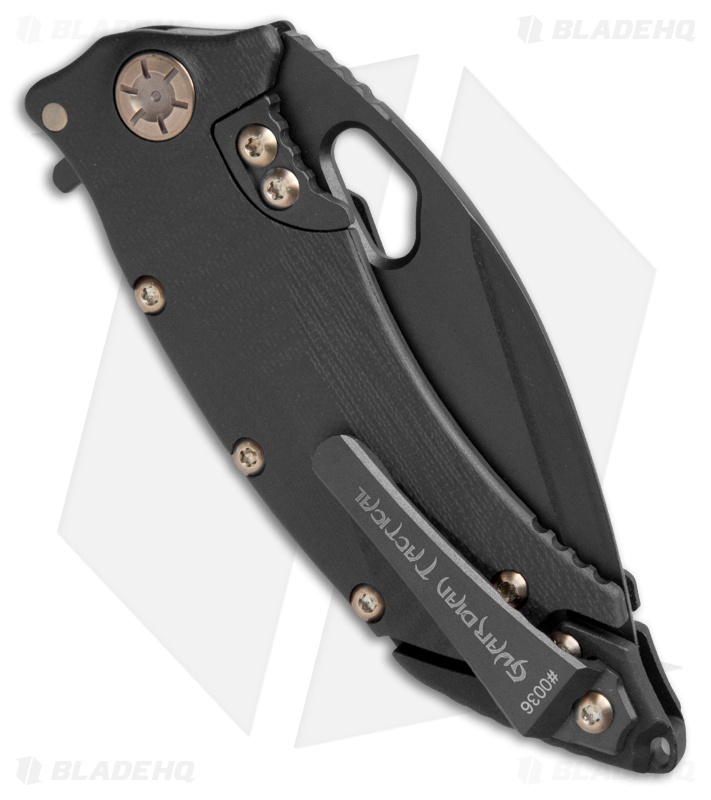 Guardian Tactical Conix Flipper Knife Black G-10 w/ Bronze HW (3.5