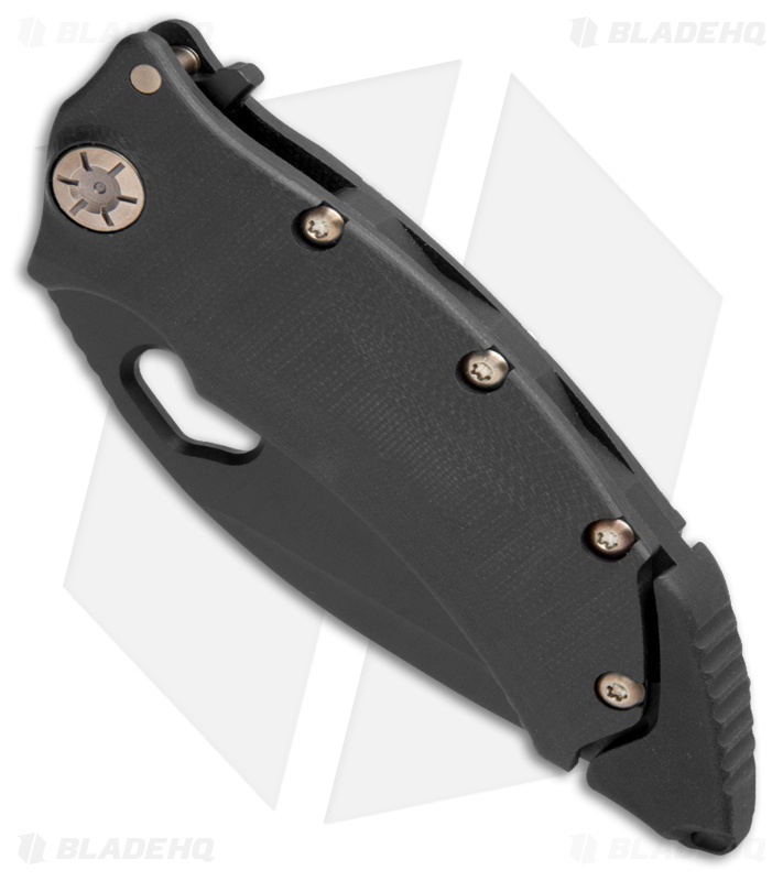 Guardian Tactical Conix Flipper Knife Black G10 w/ Bronze HW (3.5" Black) 81111 Blade HQ