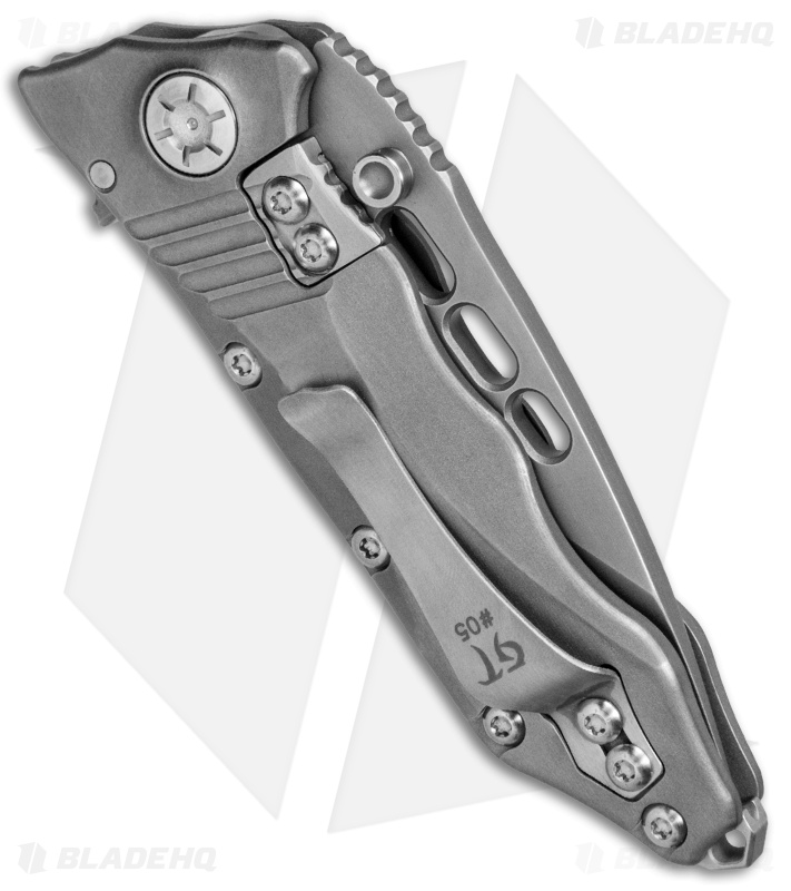 Guardian Tactical Helix Nano Flipper Knife Gun Metal Ti (3.125" Gray)