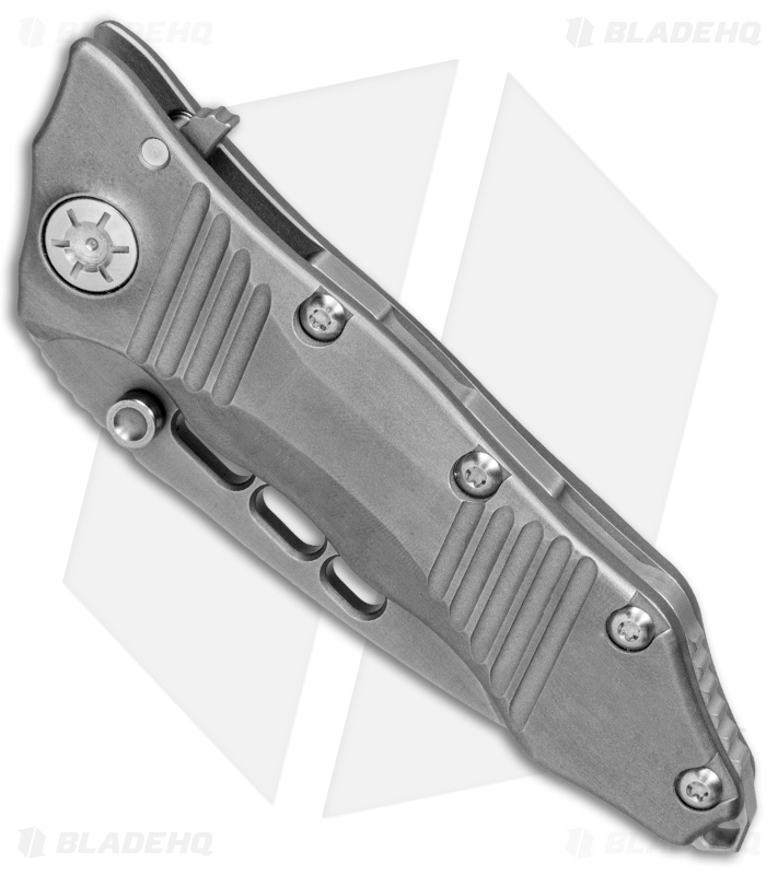 Guardian Tactical Helix Nano Flipper Knife Gun Metal Ti (3.125" Gray)