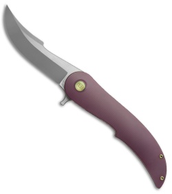 HEAdesigns Equilibrium Frame Lock Knife Purple Titanium (3.9" Two-Tone)