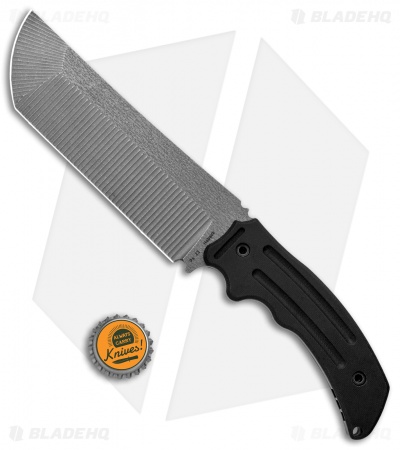 Jake Hoback Choppa Fixed Blade Knife Black G-10 (6.1" Stonewash)