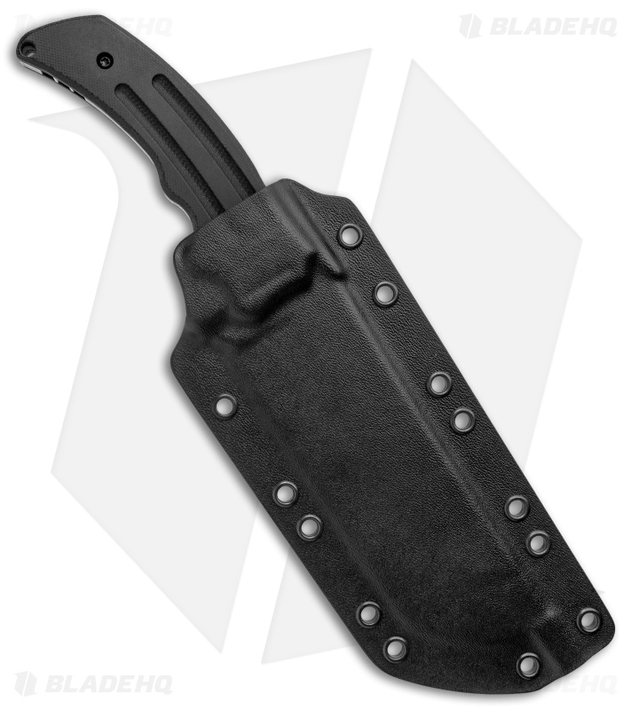 Jake Hoback Choppa Fixed Blade Knife Black G-10 (6.1" Stonewash)